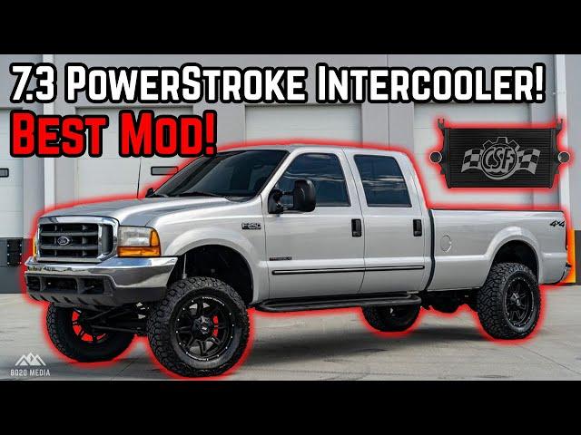 Ford 7.3 Powerstroke Upgraded Intercooler Benefits!