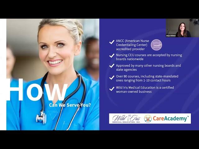 Introducing Registered Nurse CEUs, Accredited by the ANCC