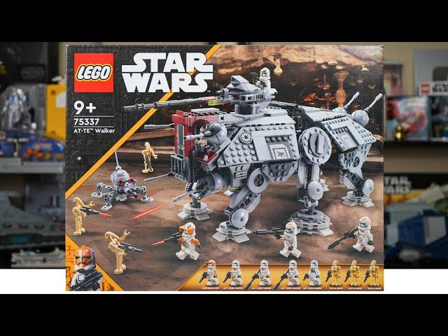 LEGO Star Wars 75337 AT-TE WALKER Review! (2022)