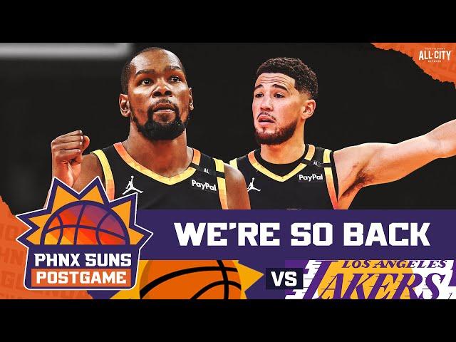 POSTGAME: Phoenix Suns DOMINATE Lebron, Lakers In Big 3 Return For NBA Cup Win