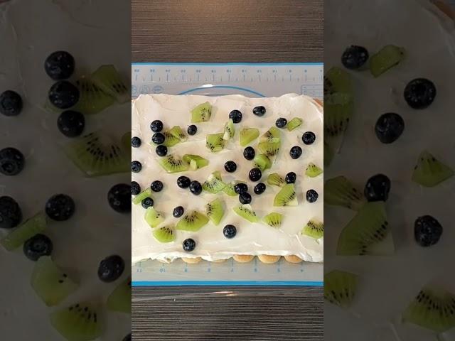 Easy dessert idea,soft and cream,no bake required   , entire recipe on Bay leaf table 