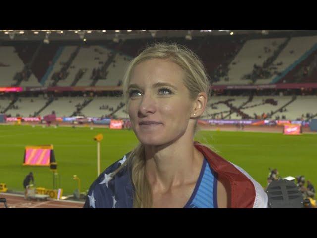 WCH 2017 London – Emma Coburn USA 3000 Metres Steeplechase Gold