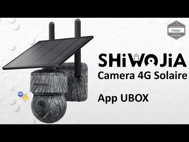 SHIWOJIA 4g Solar Camera - UBOX App - Android & iOS - Unboxing