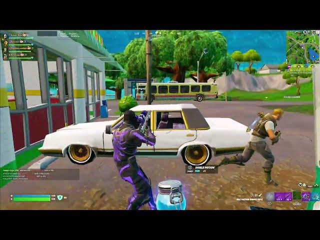 Fortnite Purple Skull Trooper (No Commentary) Gameplay.