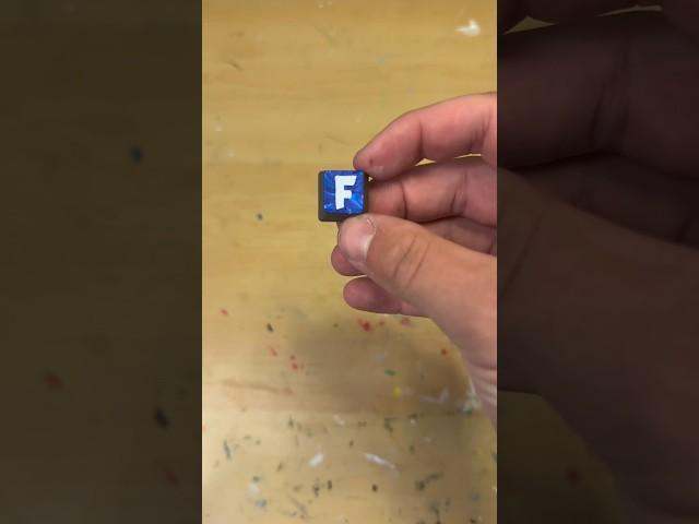 F for FORTNITE️ #satisfying #artwork #customkeyboard