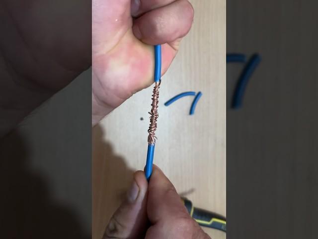 Electric wire join tips and tricks #tips_and_tricks #tips #idea #technical ​⁠