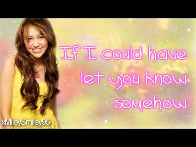 Miley Cyrus - Every Rose Has Its Thorn (with lyrics) HD