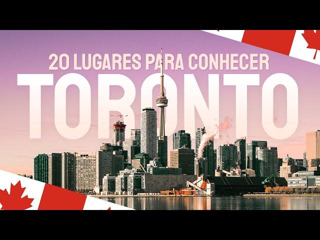 TORONTO, CANADÁ: 20 LUGARES para CONHECER | NIAGARA FALLS | O QUE FAZER em VIAGEM | 4K