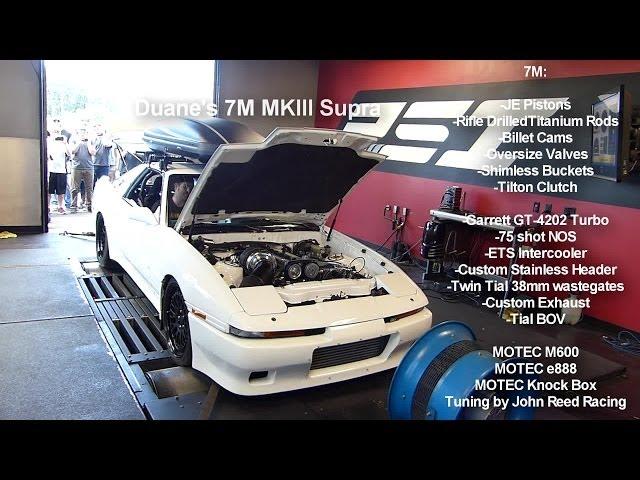 Insane 1000+ RWHP 7M GT-4202 MKIII Supra Turbo on the dyno