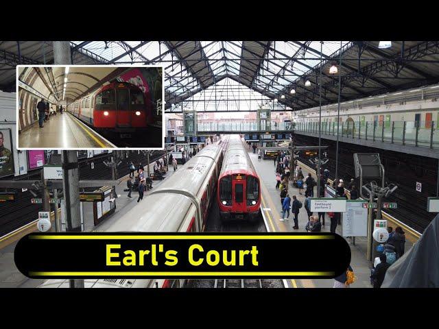 Tube Station Earl's Court - London  - Walkthrough 