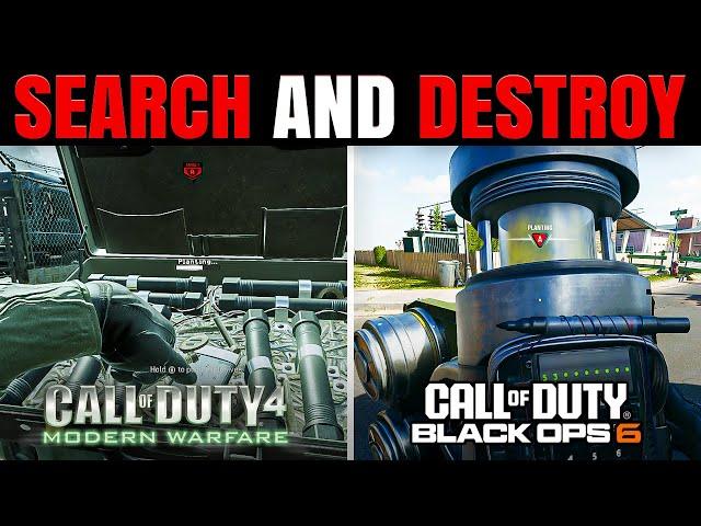 Playing Search and Destroy in EVERY Call of Duty!