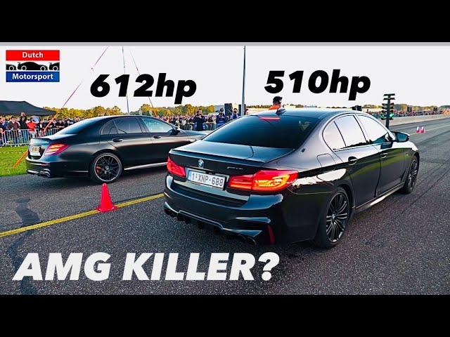 Dragrace Tuned b58 540i vs mercedes AMG E63s