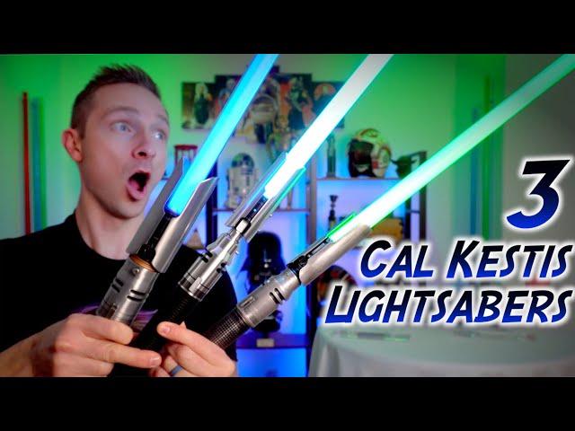 Comparing 3 Cal Kestis Lightsabers! Star Wars: Jedi Fallen Order