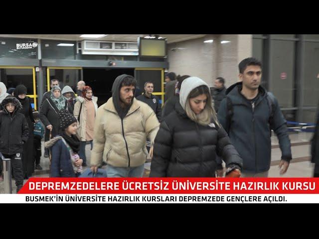 Depremzedelere ücretsiz üniversite hazırlık kursu