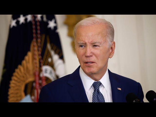 'Walkaway Joe': Joe Biden wanders off during event to look at a child