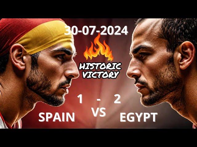 Spain vs Egypt  | Olympic Games Highlights: (Historic Victory)