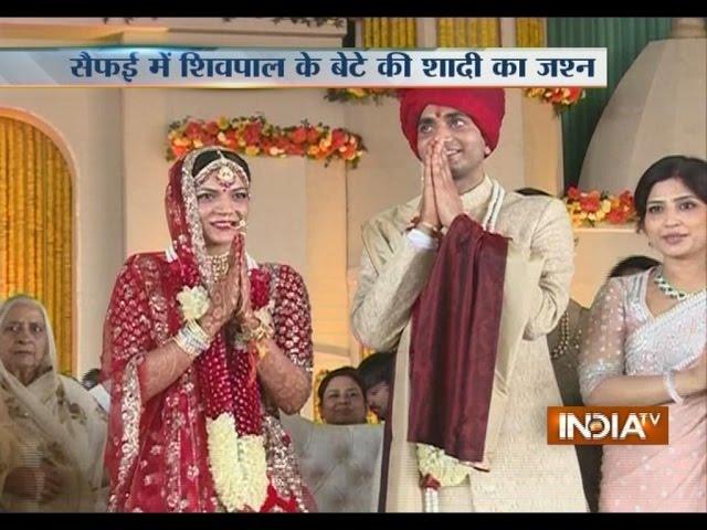 Cabinet Minister Shivpal Singh Yadav's Son Aditya Ties Knot with Rajlakshmi