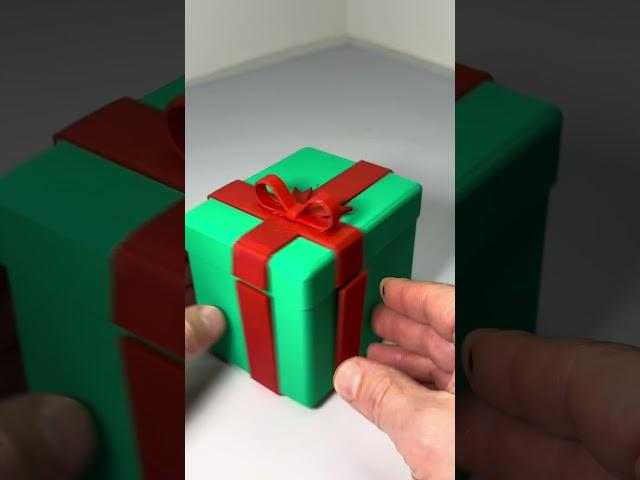 3D Printed Christmas Surprise Box   | #christmas