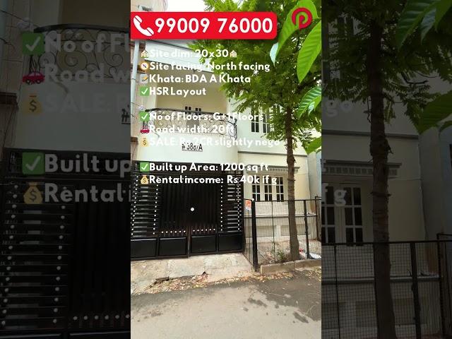 House for sale in Bangalore HSR layout #house #home #property#bangalore #houseforsale