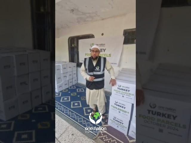 Turkey deployment : Food parcels distribution