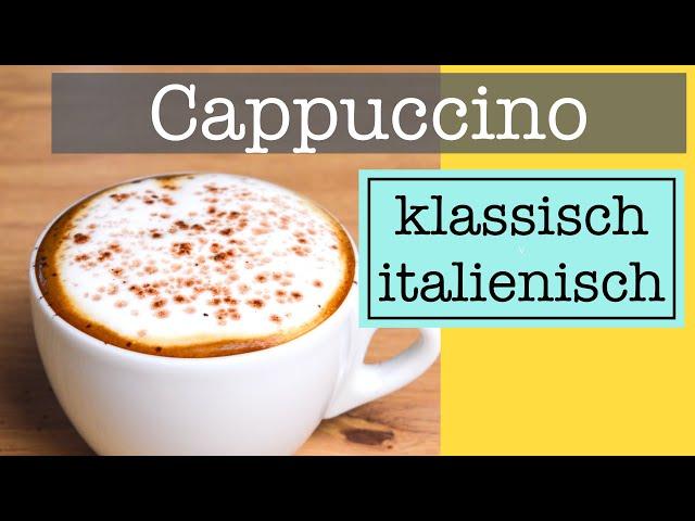 CAPPUCCINO: klassisch italienisch mit viel Milchschaum | mit dem Siebträger daheim zubereiten