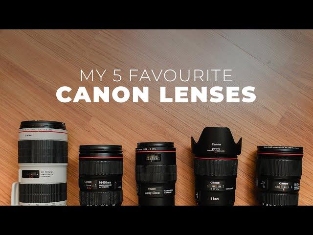 My 5 Favourite Canon EF Lenses (with photo examples)