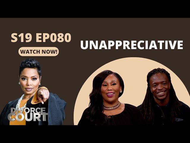 Unappreciative: Divorce Court - Andrea vs. Quinton