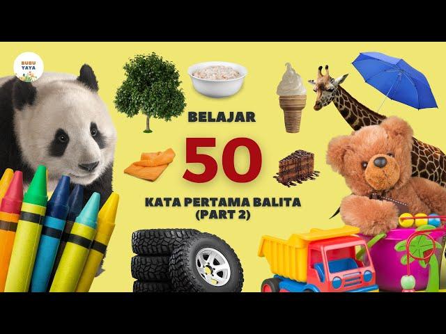 Learn to Talk for Babies and Toddlers | First 50 Words | Indonesian Children's Education | PART 2