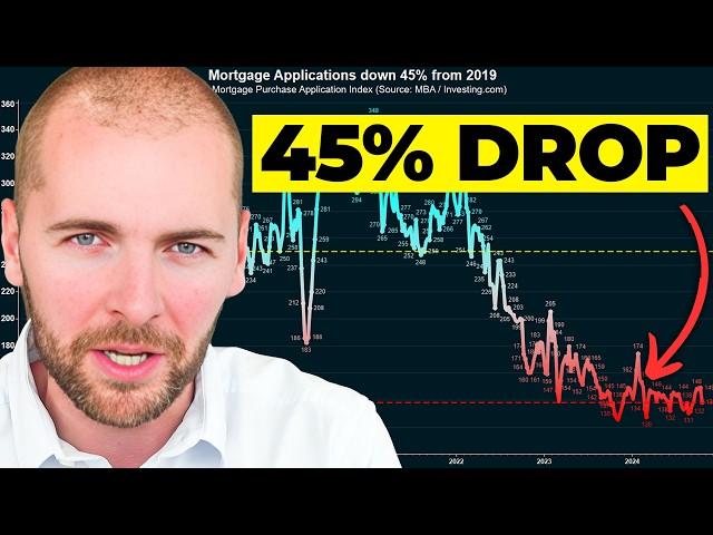 Homebuyers have vanished. Mortgage brokers reporting 45% collapse in mortgage applications.