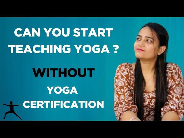 Teaching Yoga Without Certification? #yogaurora #yoga #yogacertification