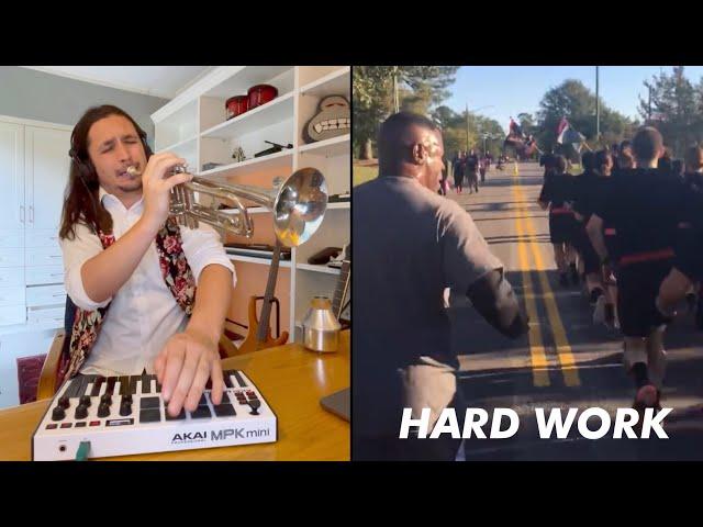 The Kiffness x Sergeant Major Christian - "Hard Work" Running Cadence (Big Band Live Looping Remix)