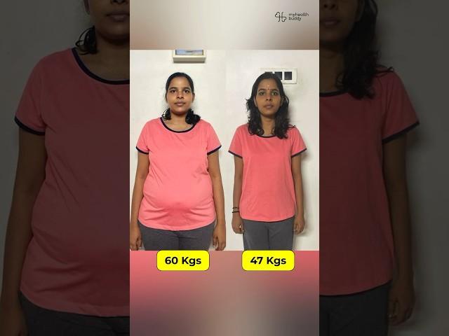 LOST 13 Kgs Weight in just 4 months | Postpartum working mom