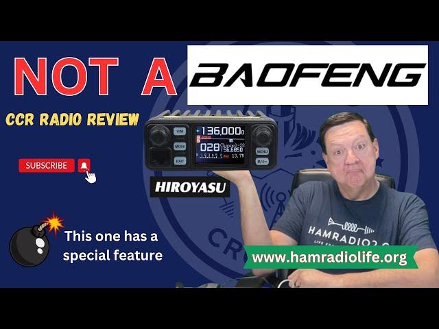 NOT A BAOFENG - Hiroyasu CCR Review IC-980 Pro