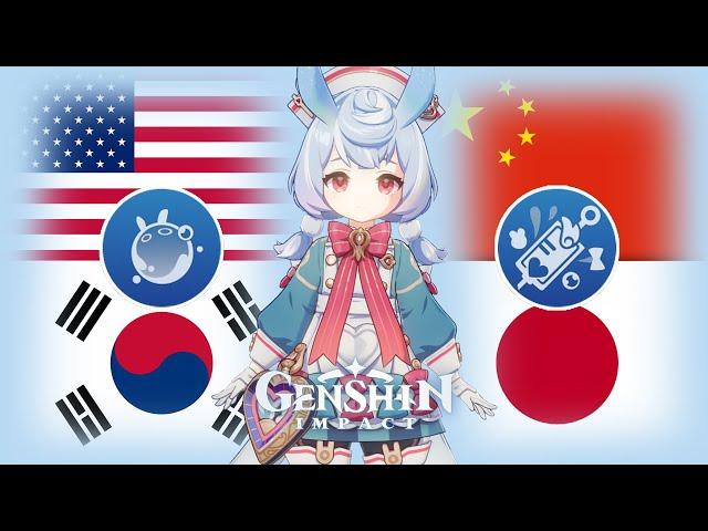 Sigewinne Voice in 4 Different Languages (Skills & Attack) | Genshin Impact Sigewinne