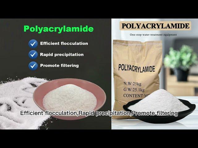 Secco PAM polyacrylamide chemicals for waste water treatment flocculant