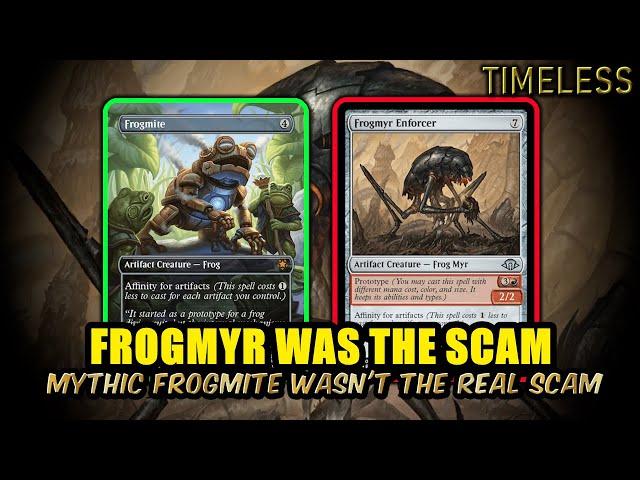 Mythic Frogmite Wasn't the Scam, It was Frogmyr Enforcer All Along | Timeless BO3 Ranked | MTG Arena