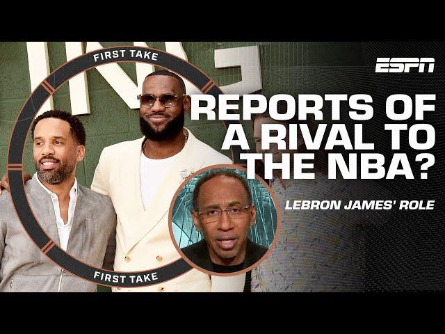 FULL REACTION to LeBron's manager advising $5B NBA rival league  | First Take