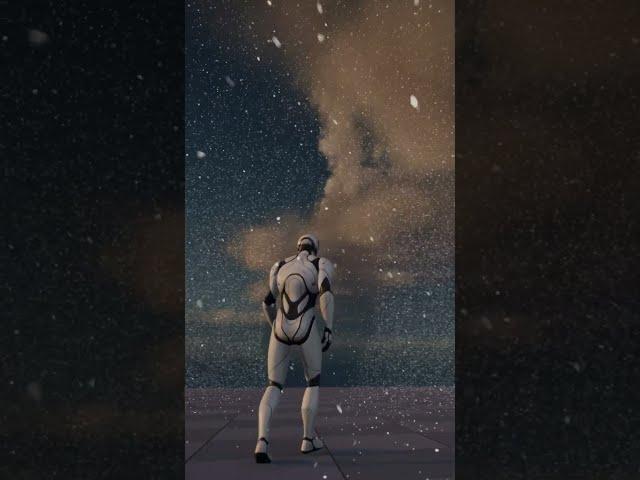 #unrealengine  5.4 #snow  Particle effect with Niagara