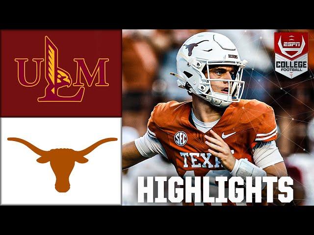 Louisiana-Monroe Warhawks vs. Texas Longhorns | Full Game Highlights | ESPN College Football