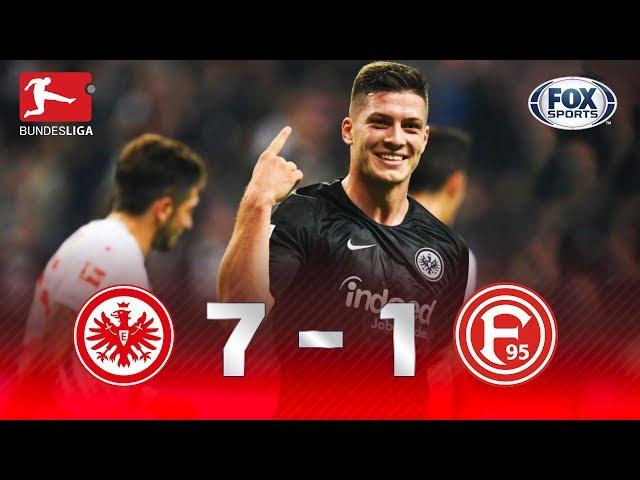 Frankfurt - Düsseldorf [7-1] | GOLES | Jornada 8 | Bundesliga