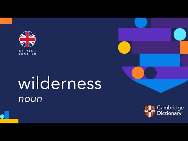 How to pronounce wilderness | British English and American English pronunciation