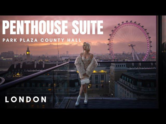 Park Plaza County Hall London, London Eye and Big Ben Views (full tour 4k)