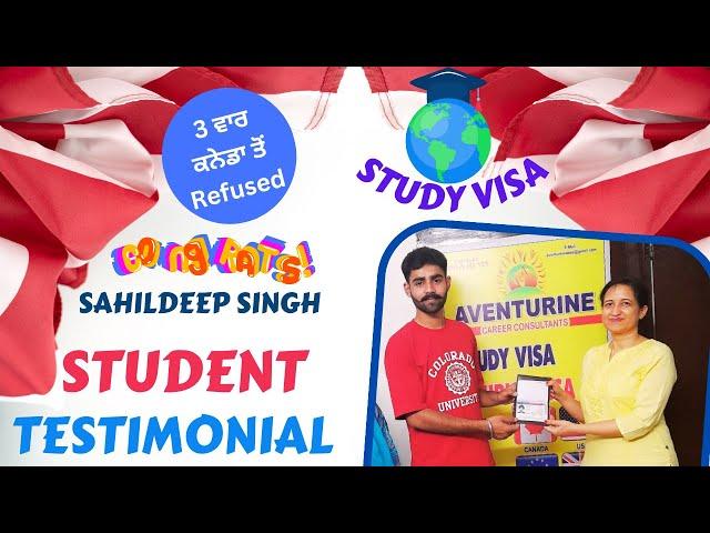 Congratulations Sahildeep Singh for getting USA study visa within 2 months.