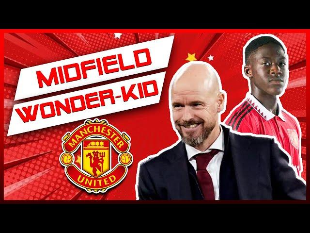  TEN HAG'S MIDFIELD WONDER-KID : kobbie mainoo impressing the boss As he admits midfield problems