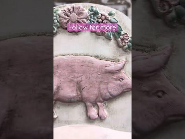 Piggy napkin holder #asmr #crafts #crafty #shorts