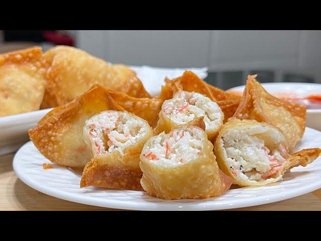 Crab Rangoon ~ Why so expensive in restaurant? It’s really simple & easy to make & taste even better