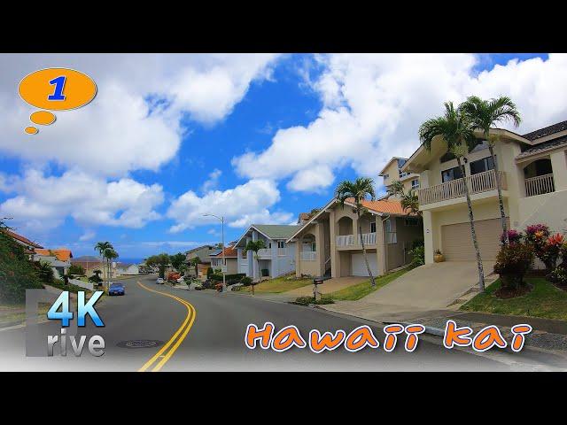 HAWAII KAI TOWN | Part 1 | Drive Around Hawaii Kai Neighborhood  Oahu, Hawaii 4K Driving