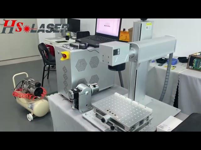 20W mopa M7 laser marking machine from HS LASER