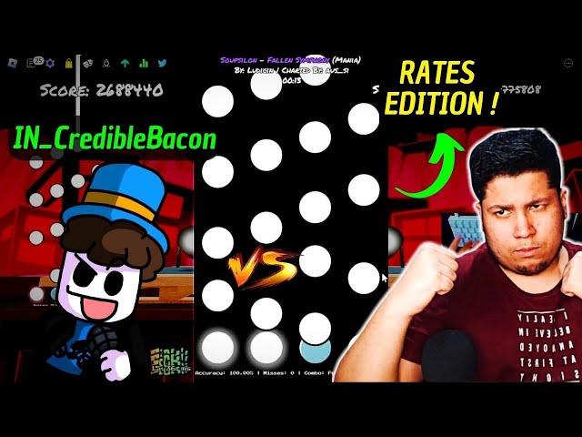 SillyFangirl vs @1NCredibleBacon: RATES EDITION ! - Funky Friday 1v1