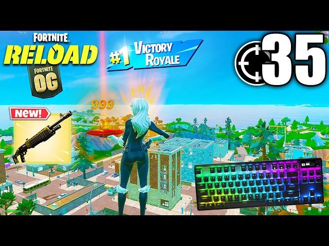 Apex Pro TKL ASMR  35 Kills Solo vs Squads  Satisfying Keyboard OG Fortnite Reload 540 FPS 4K